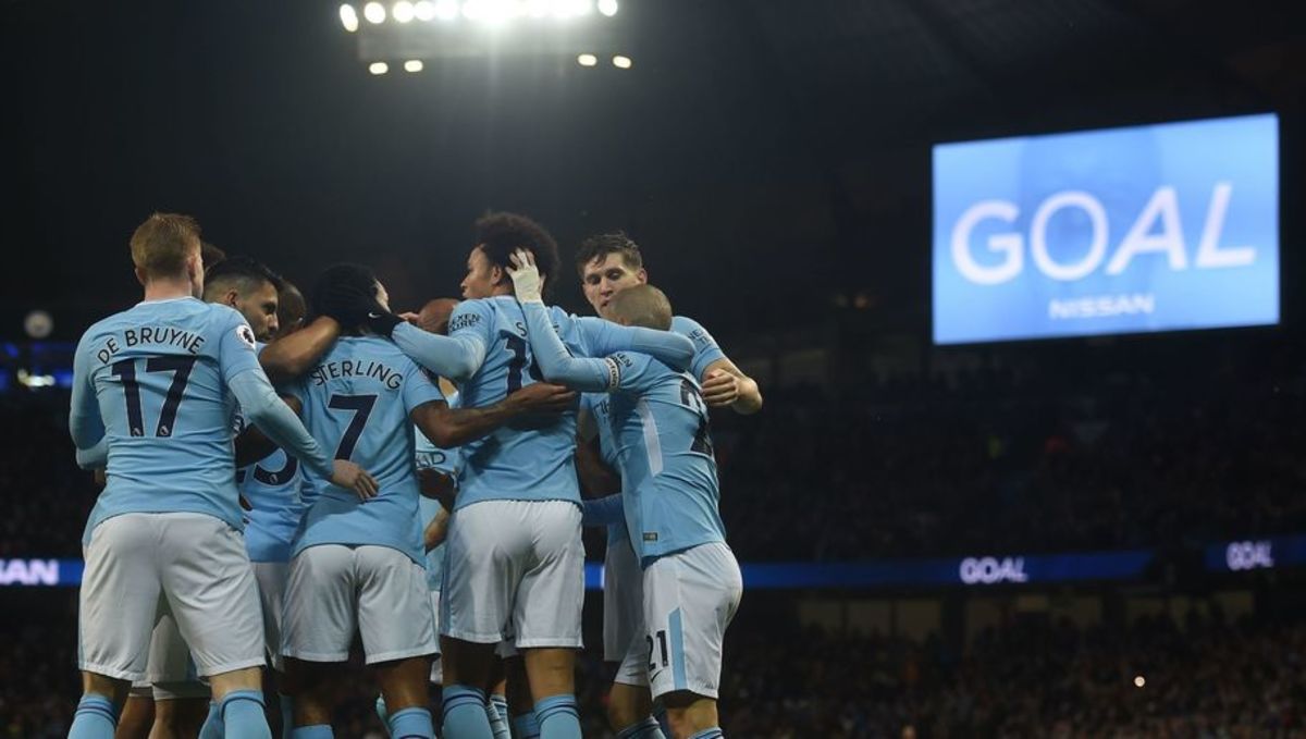 Man City 3 1 Watford De Bruyne Returns Sterling Scores In Win