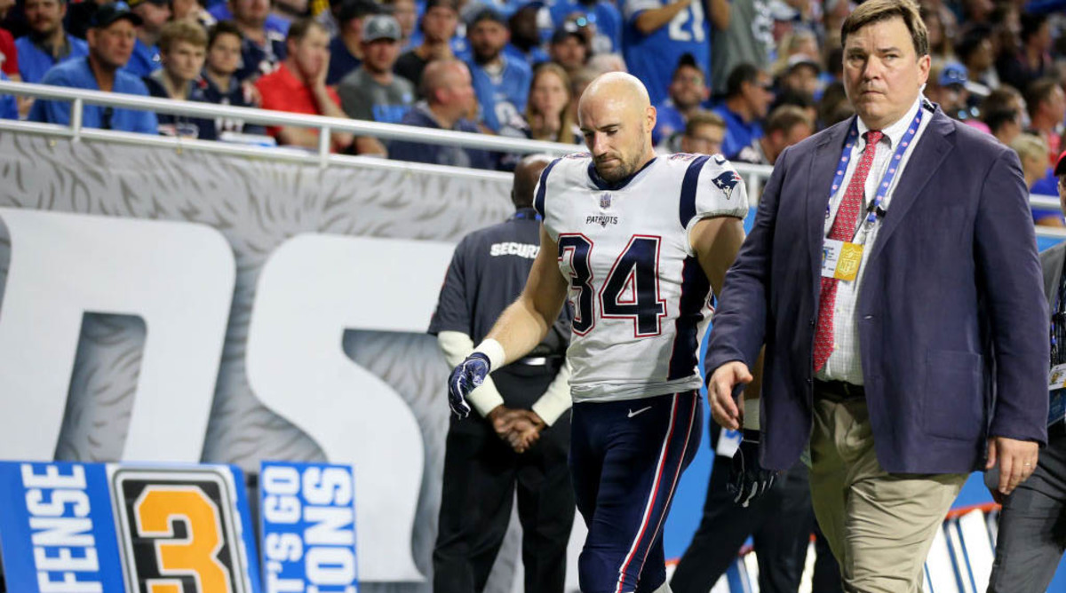 GoLocalProv  Patriots Place Bentley & Burkhead on Injured Reserve