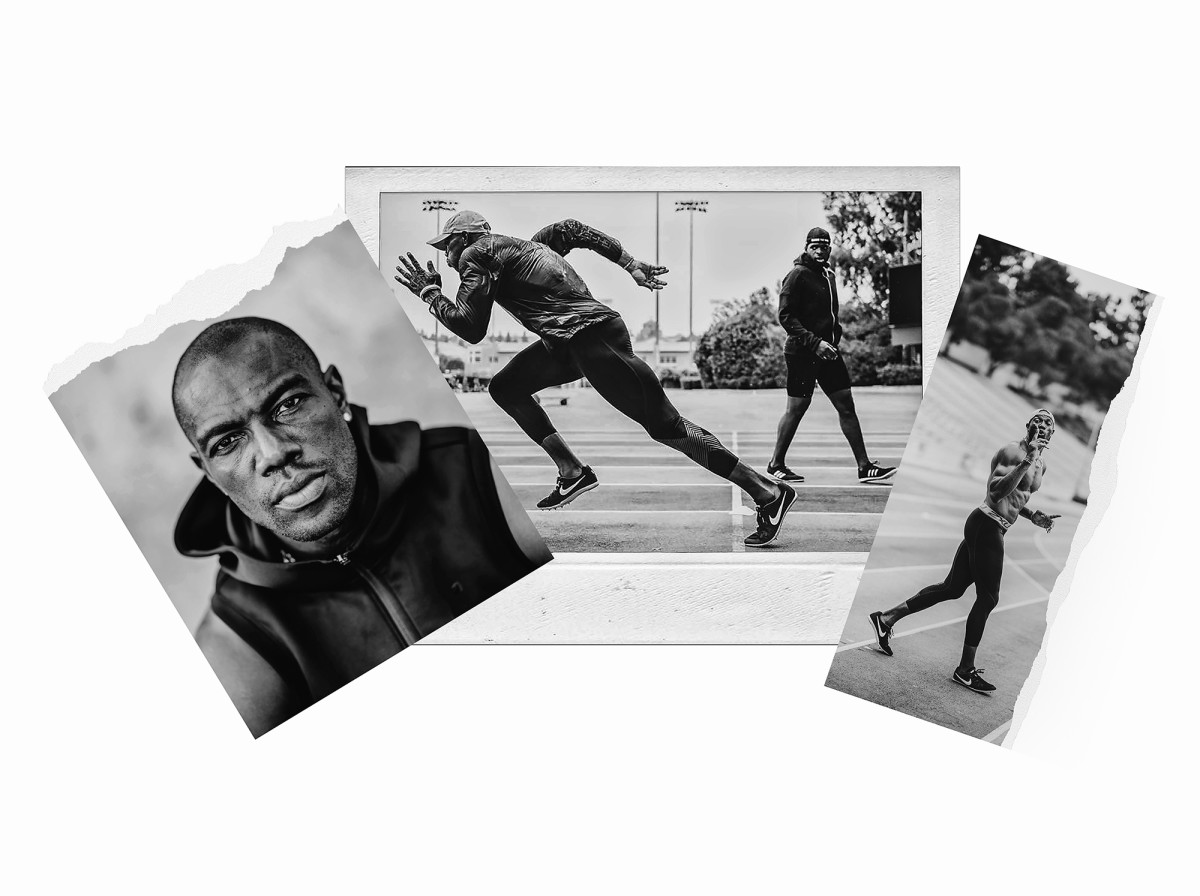 Terrell Owens trains in Los Angeles