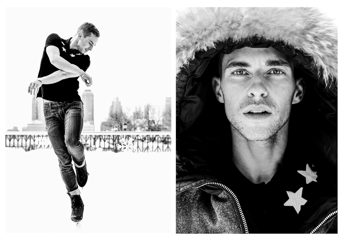 Adam Rippon poses for a portrait in New York City