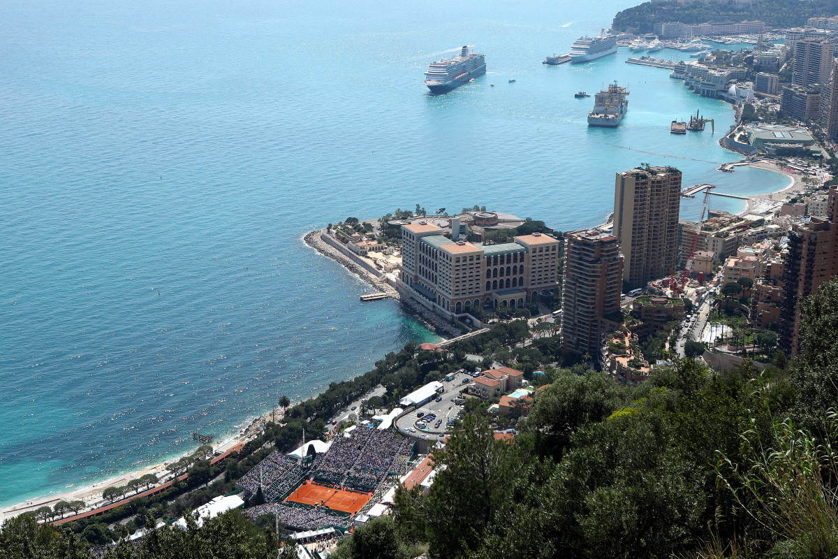 Fabuloso court central de Monte Carlo tem 'visual' diferente em ano sem  público