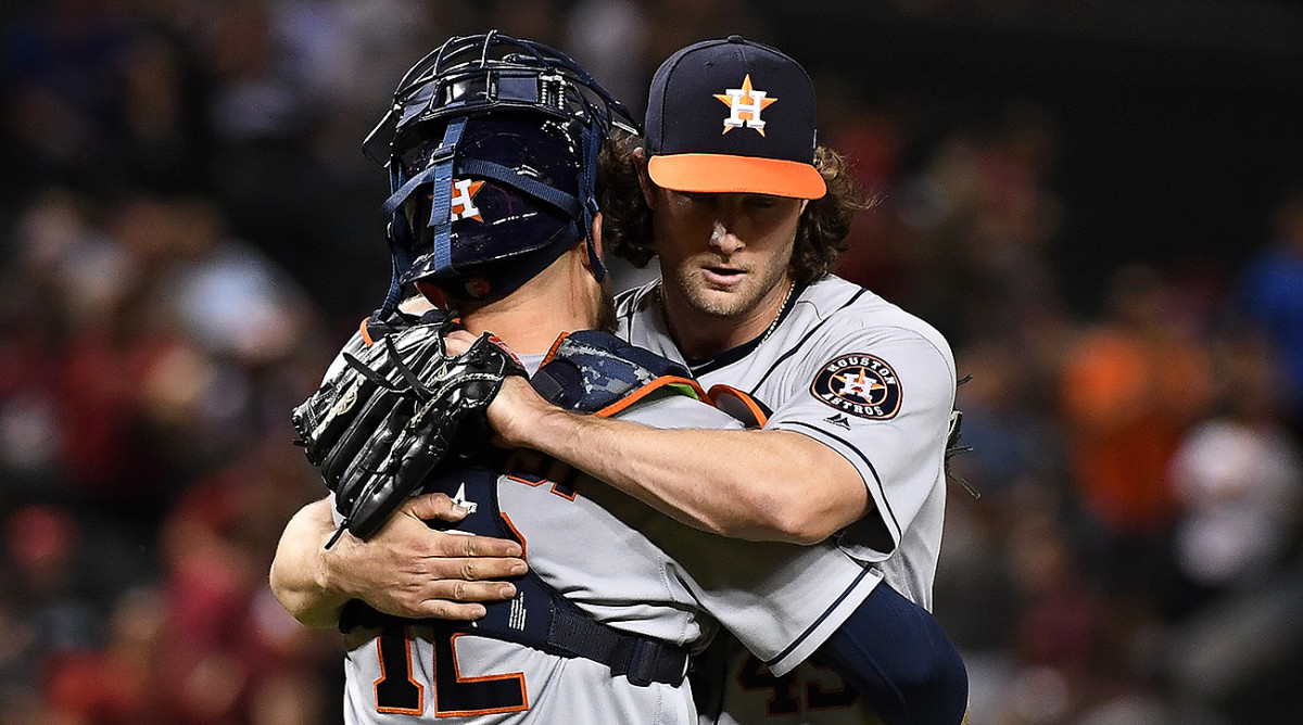 Astros' Gerrit Cole throws 16K, 1-hit complete game vs. Diamondbacks