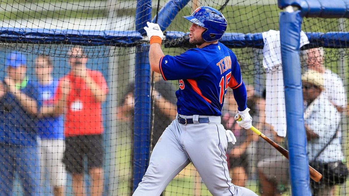 Tim Tebow hits home run in first at-bat for Mets video - Sports Illustrated