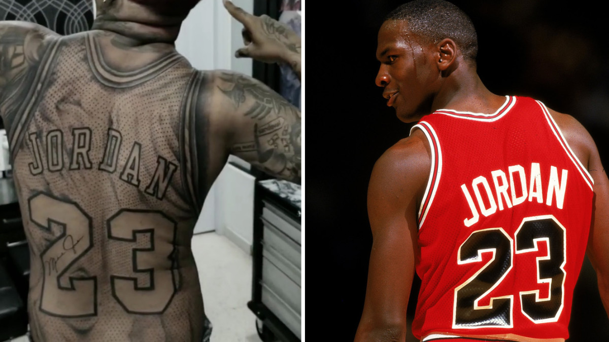 Michael Jordans secret tattoo This is the one time he revealed it  Marca