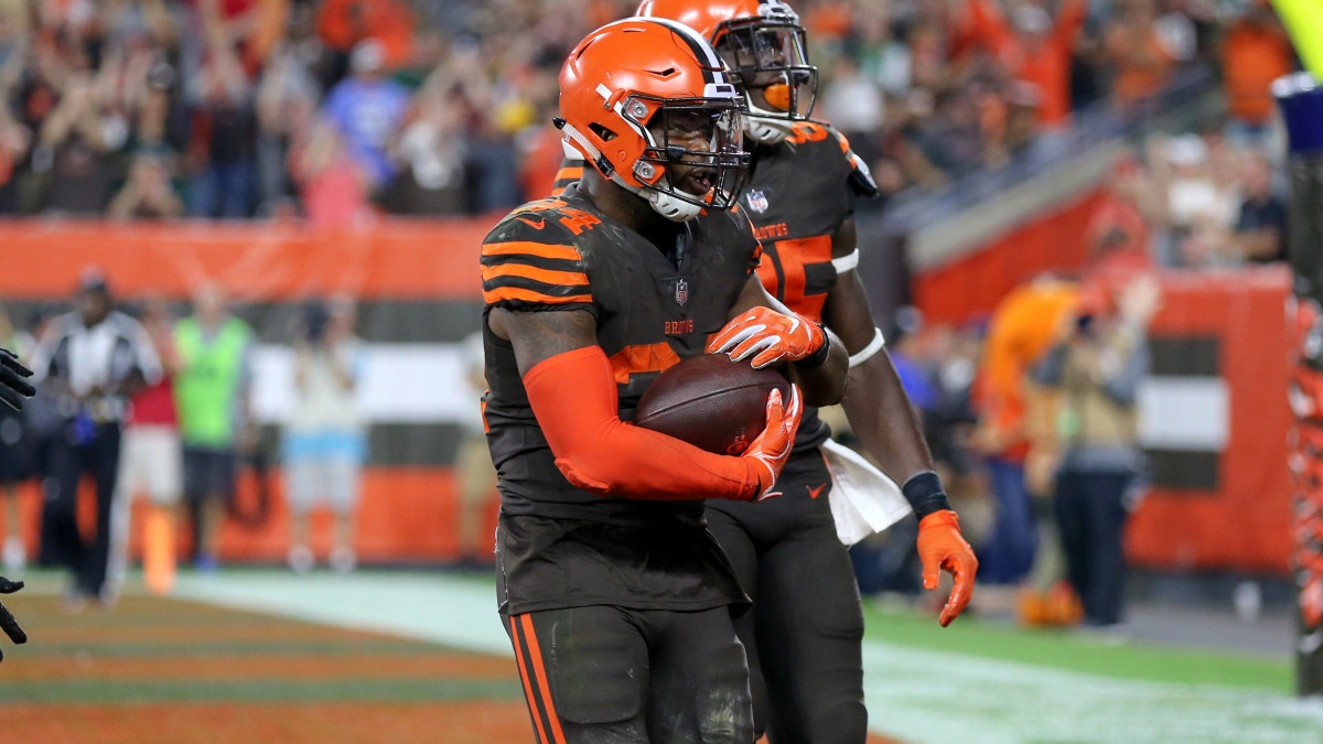 Carlos Hyde welcomes his newborn son after huge game in Browns win