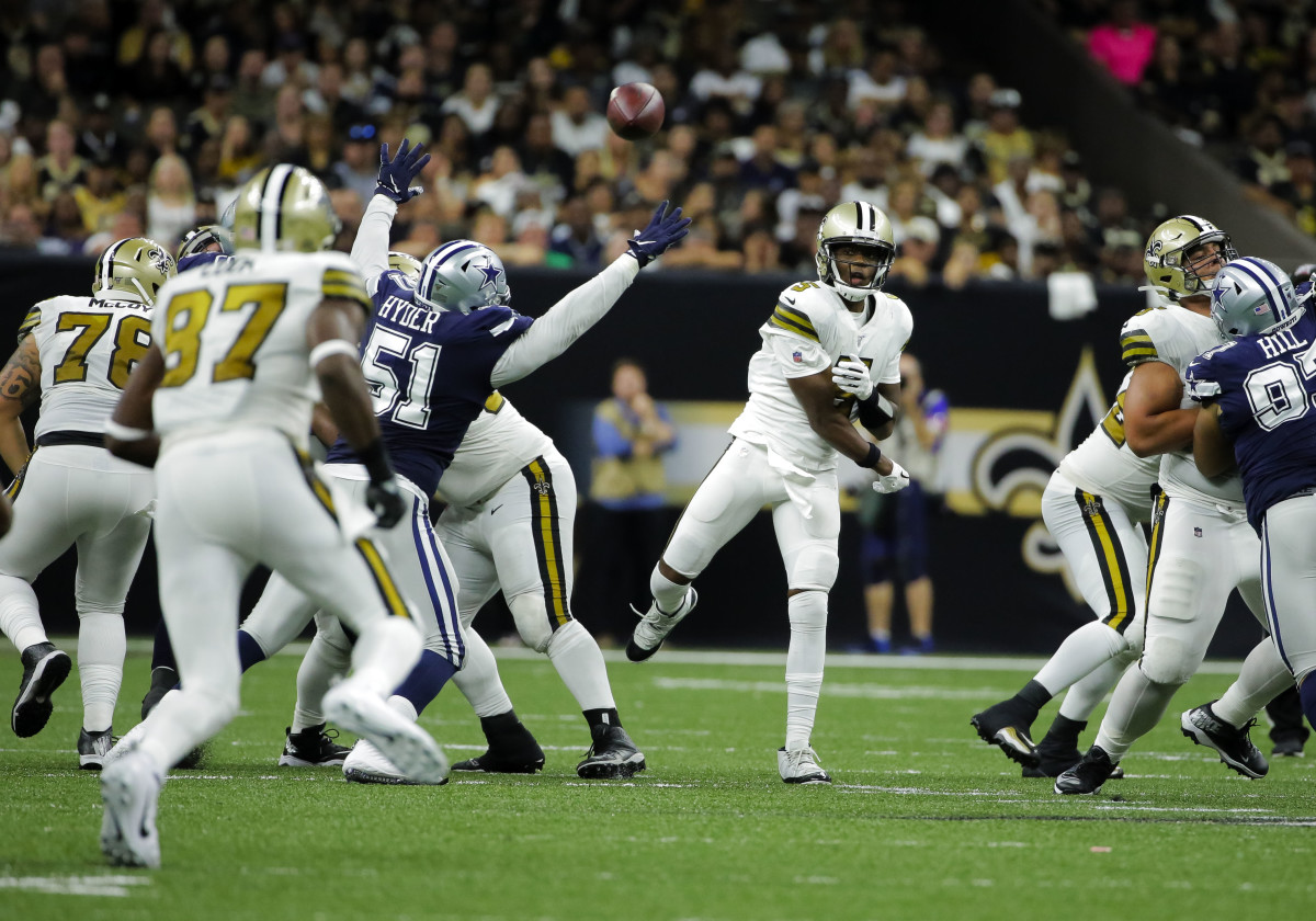 Likable Saints quarterback Teddy Bridgewater will get hugs, then hits from  his former teammates