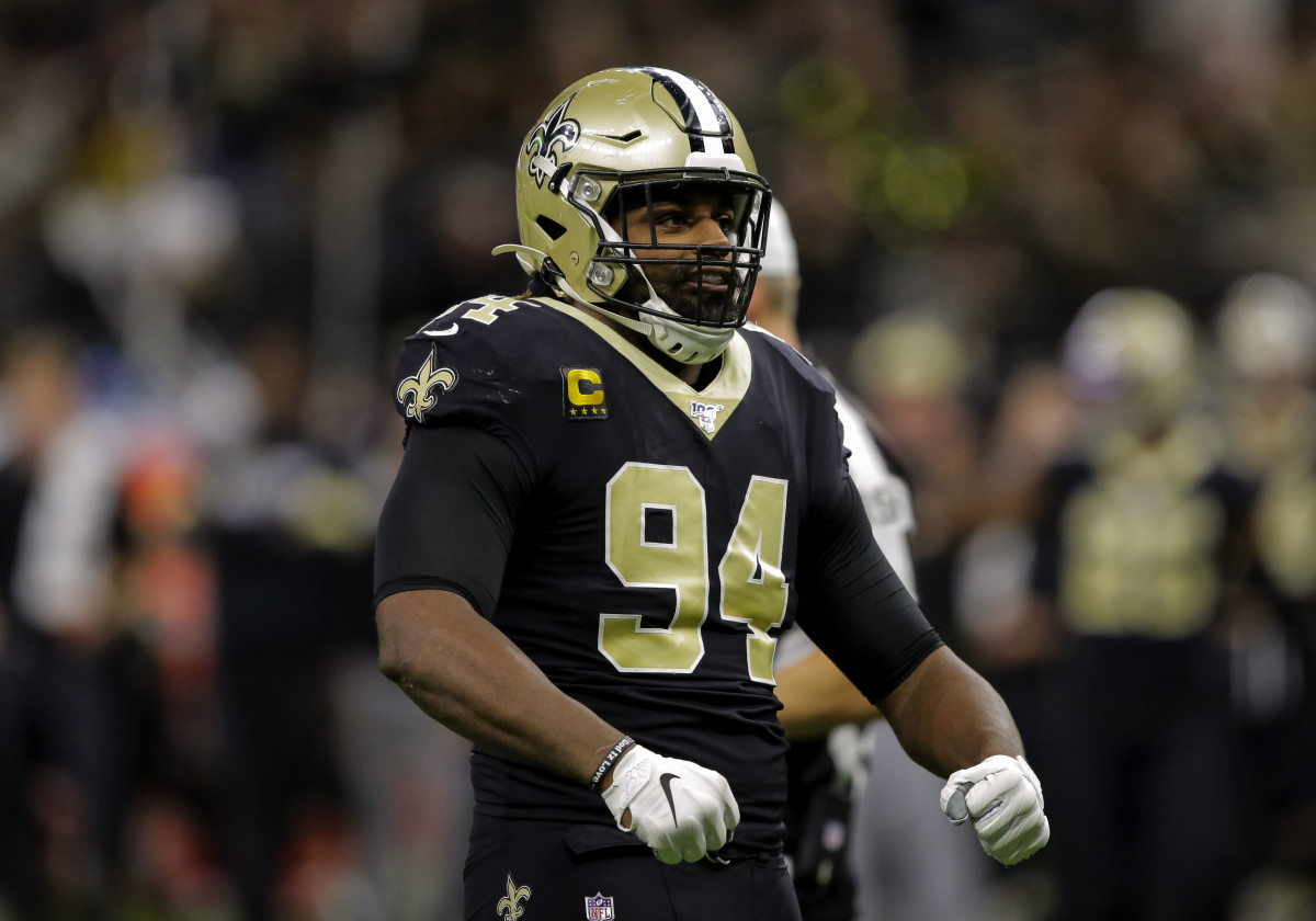 Cam Jordan Sacked His Shoes to Help a Draft Prospect Run Drills at the NFL  Combine - Sports Illustrated New Orleans Saints News, Analysis and More