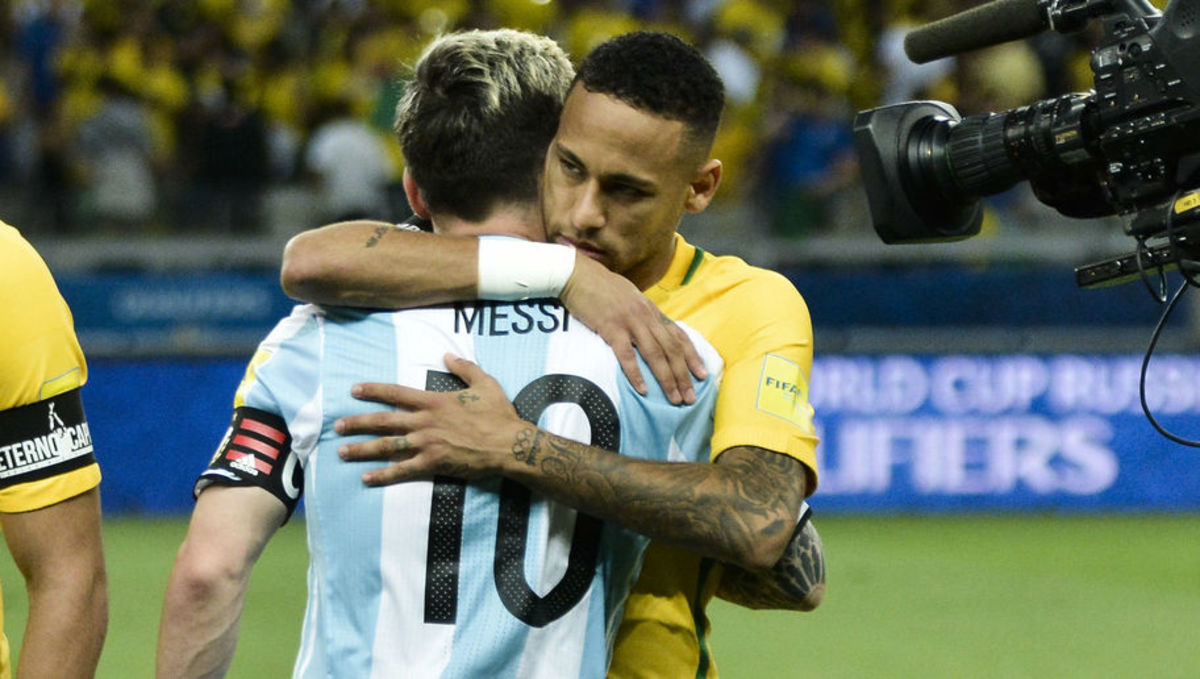 Neymar's Promise to Bring Lionel Messi and Argentina to Russia Next ...