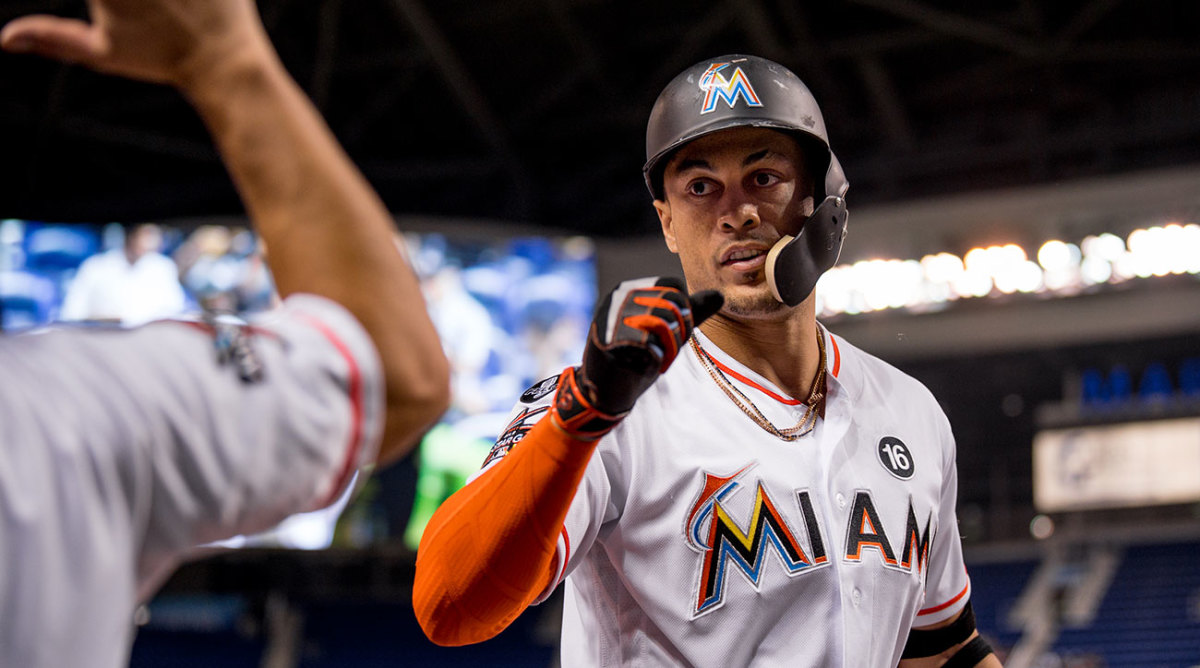 Miami Marlins OF Giancarlo Stanton voids trade to St. Louis