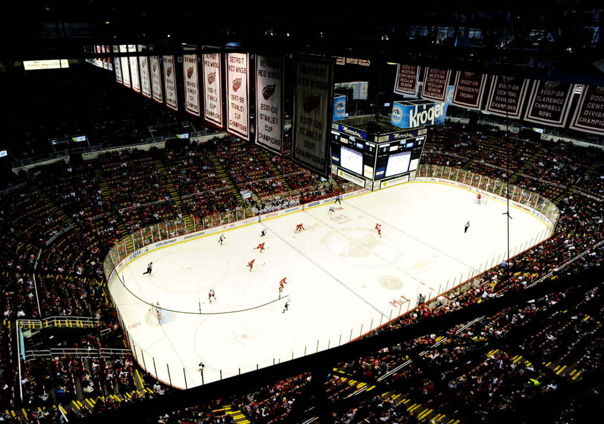 Farewell to the Joe at Joe Louis Arena. Detroit Red Wings, hockey