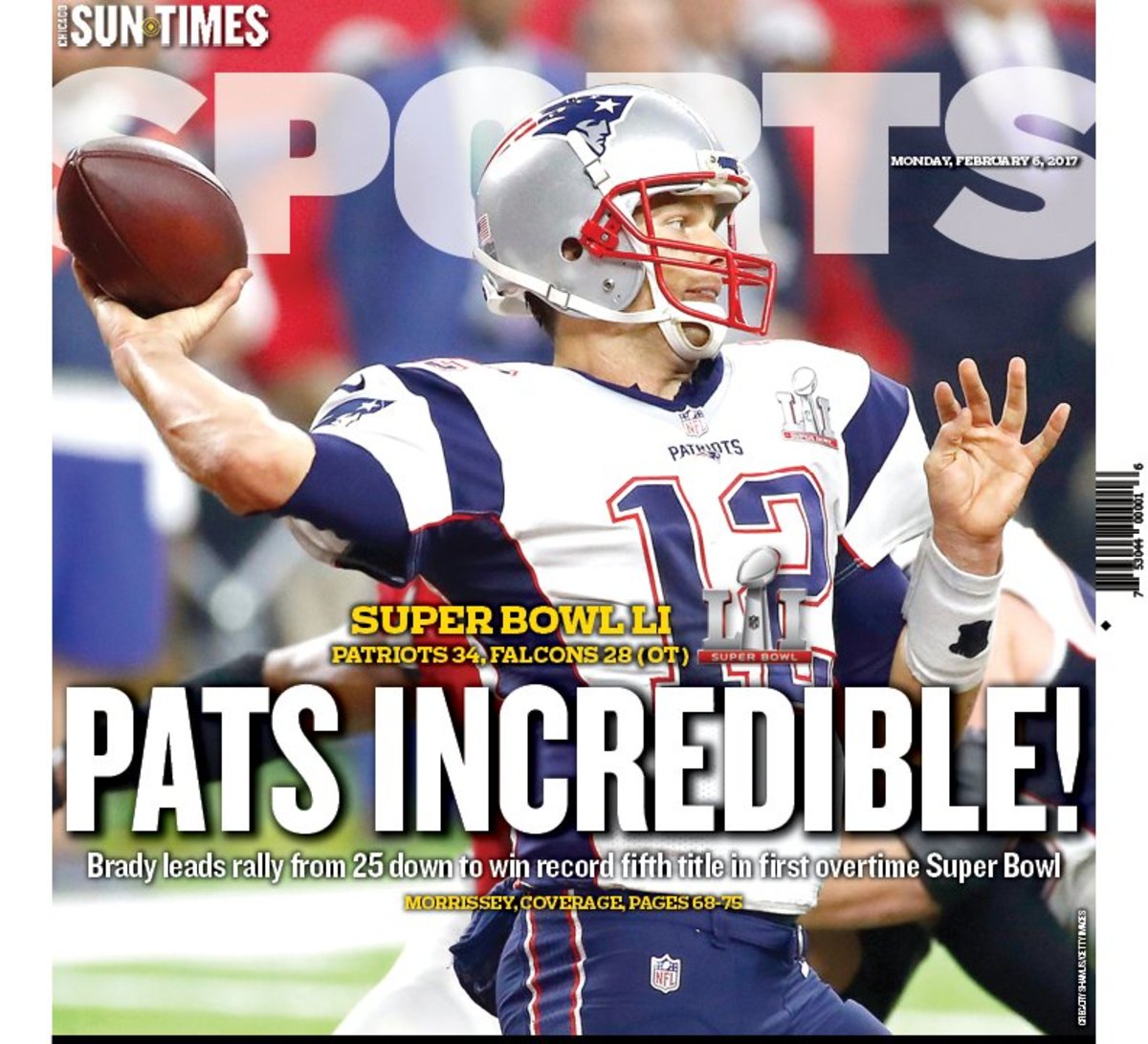 New England Patriots rally to win Super Bowl 51 in OT - Sports Illustrated