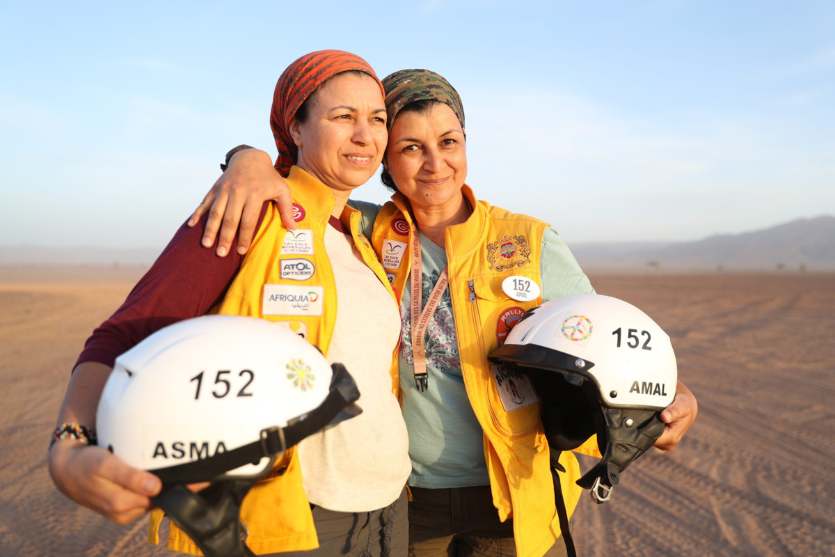 Trophée Roses des Sables  A solidarity rally made for women in Morocco
