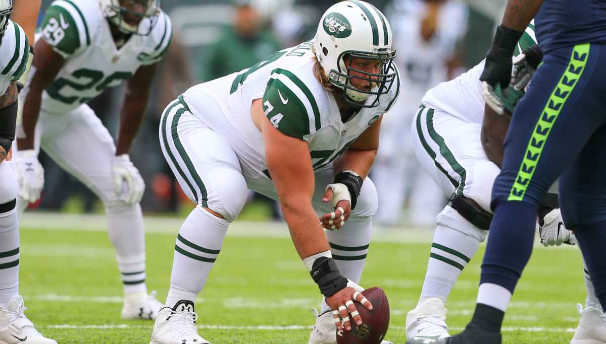 Nick Mangold and Jets go absolutely nuts at Rangers game