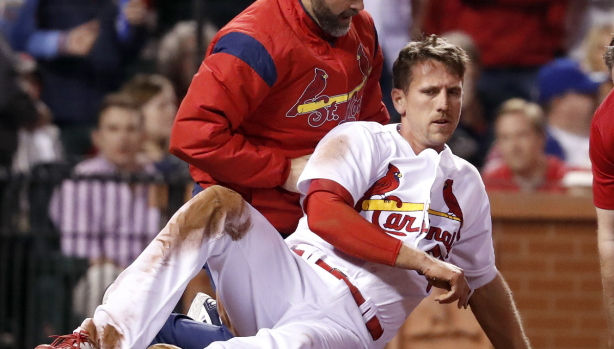 Cardinals OF Stephen Piscotty suffers bruised head in collision - 6abc  Philadelphia