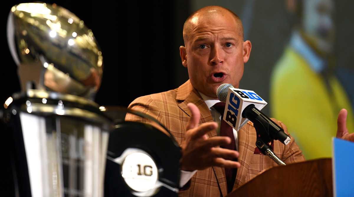 P.J. Fleck is rowing the boat in Land of 10,000 Lakes 