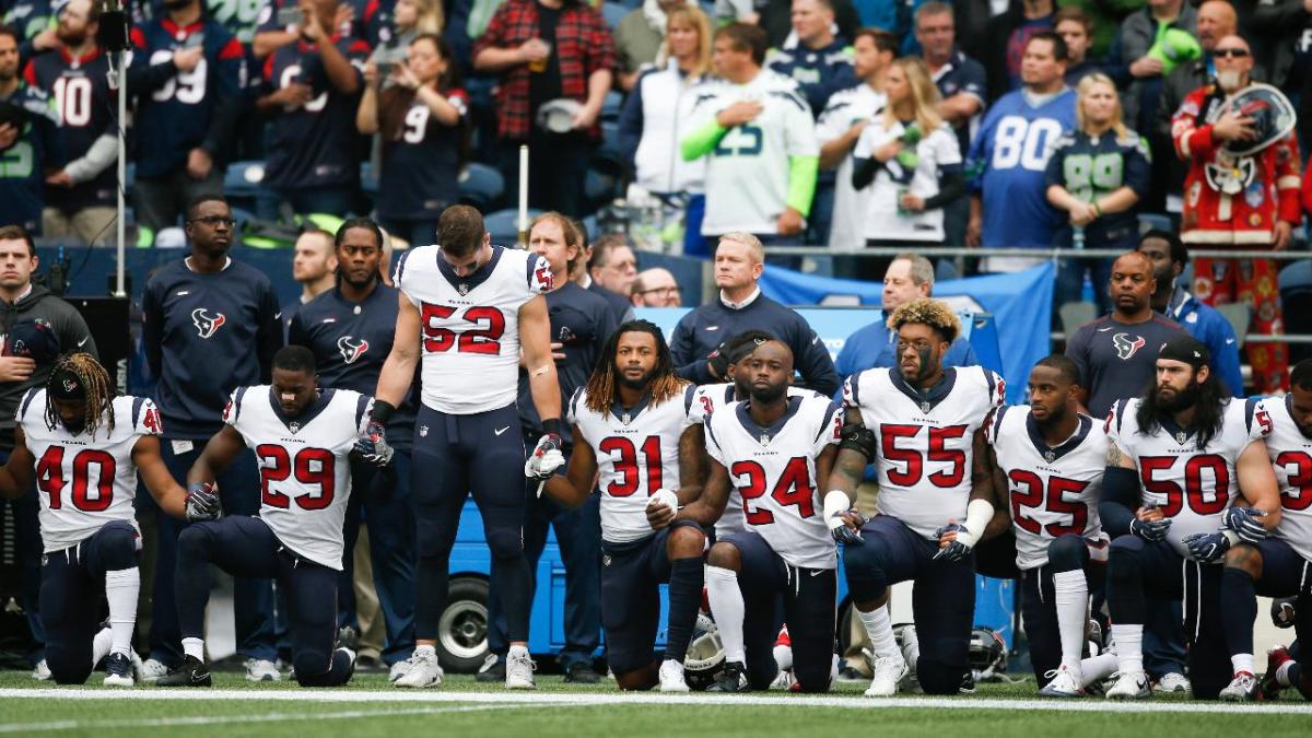 Most of NFL's Houston Texans Kneel During Anthem After Owner's Remark