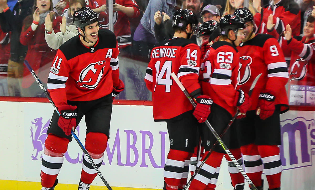 Brian Boyle scores winner for Devils on 'Hockey Fights Cancer Night