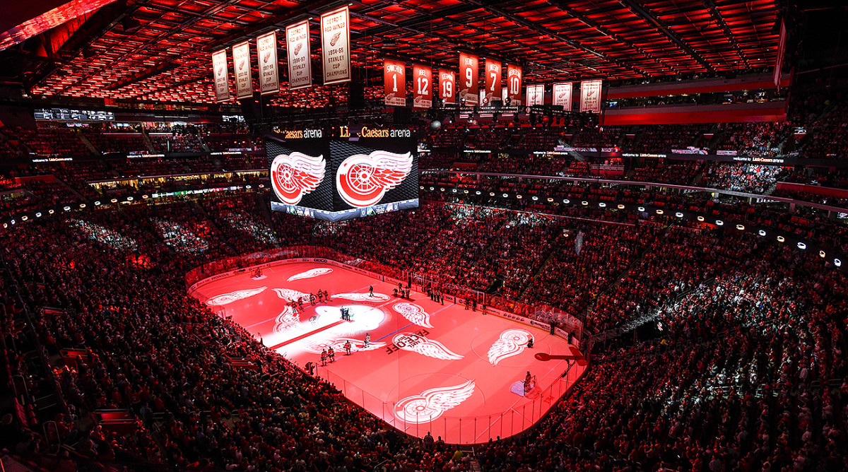 Red Wings open Little Caesars Arena to start new era Sports Illustrated