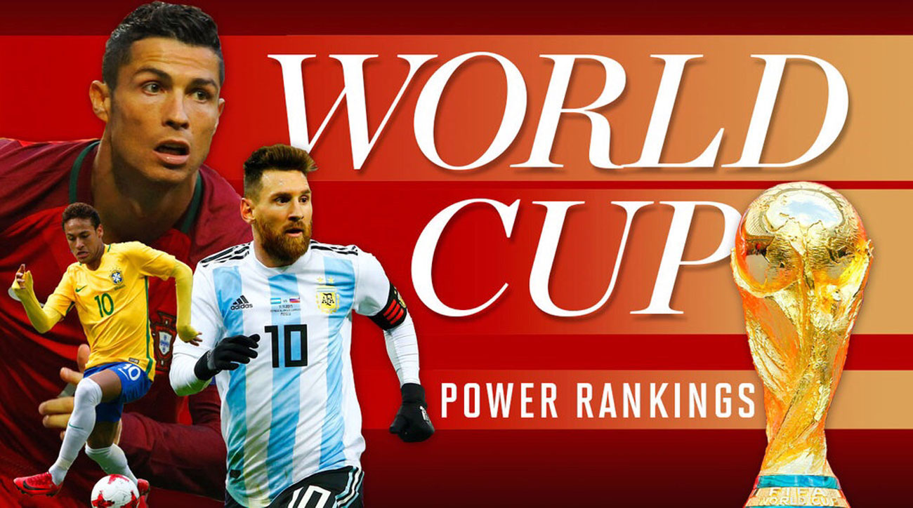 World Cup Power Rankings How the field of 32 teams stacks up  Sports