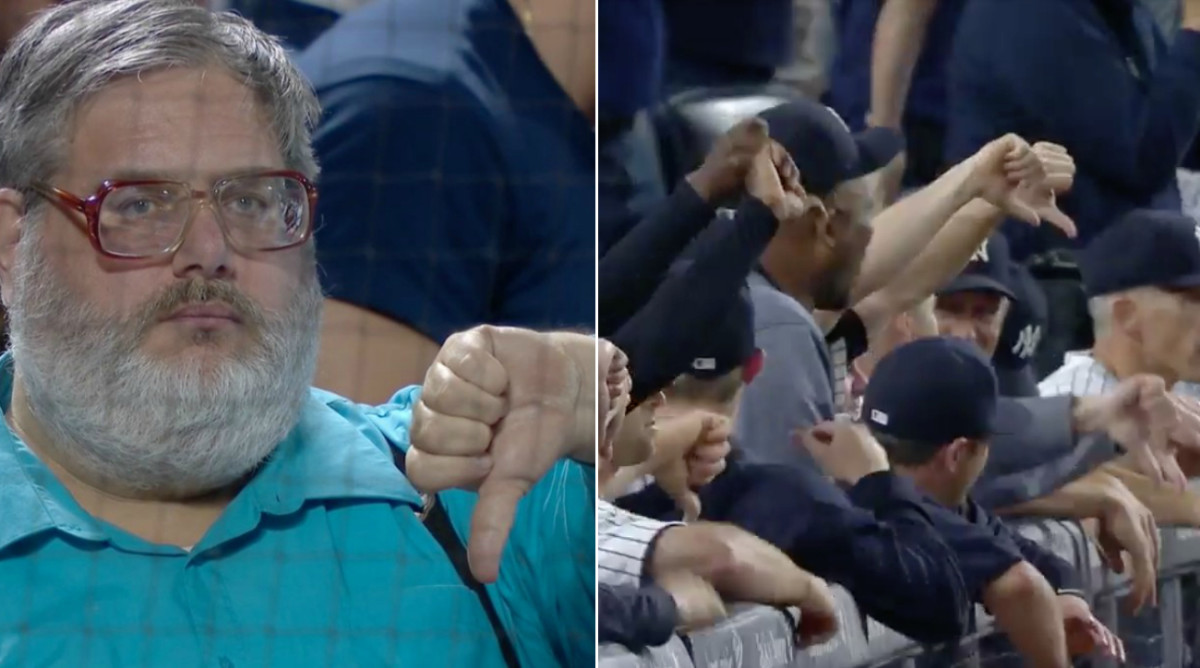 Yankees celebrate home runs with thumbs down (video) - Sports