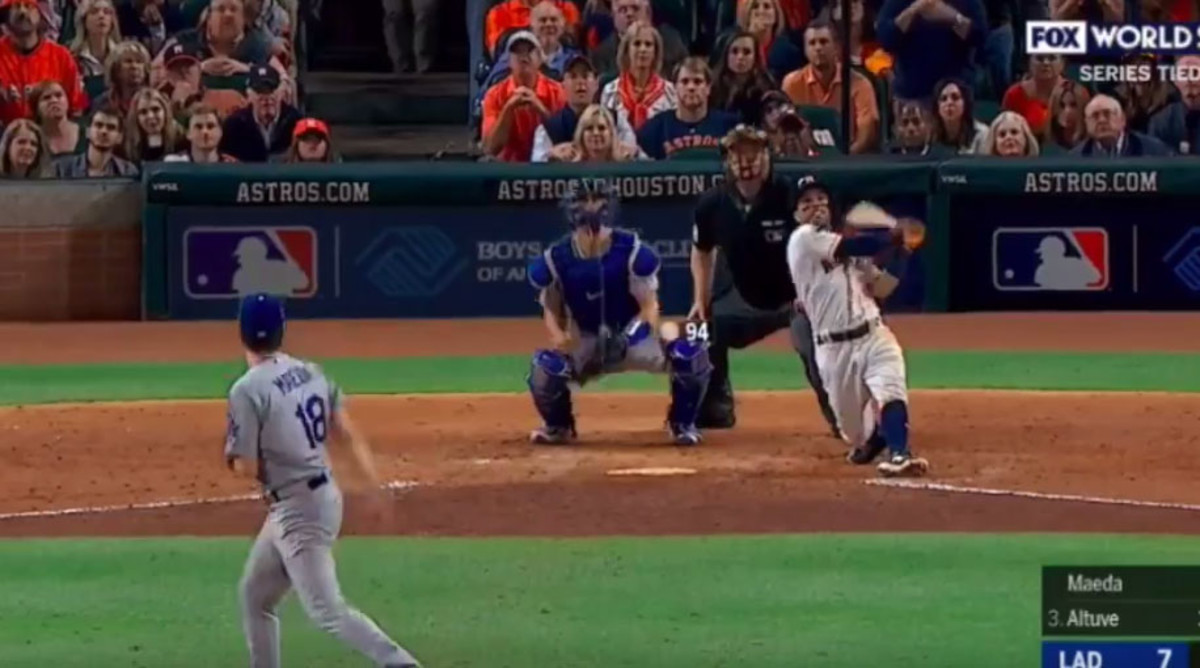 Jose Altuve: Astros second basemen hits game-tying homer (video ...