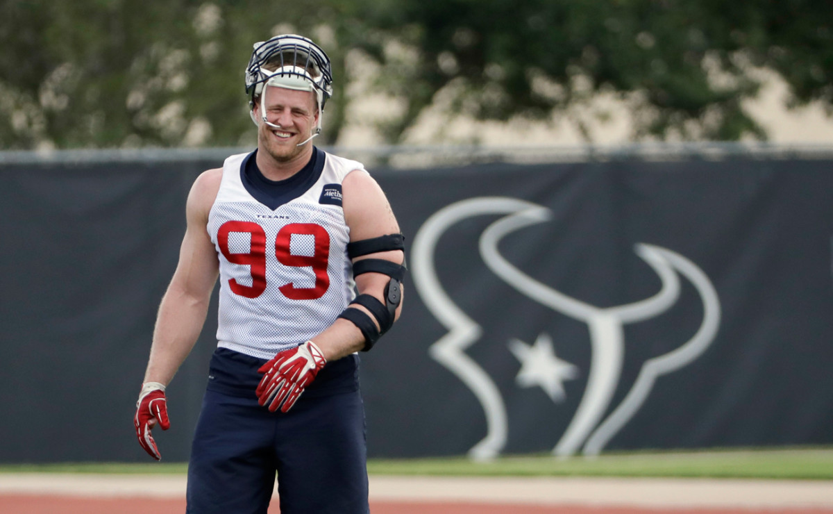 J.J. Watt is coming off two back surgeries that limited him to three games in 2016.