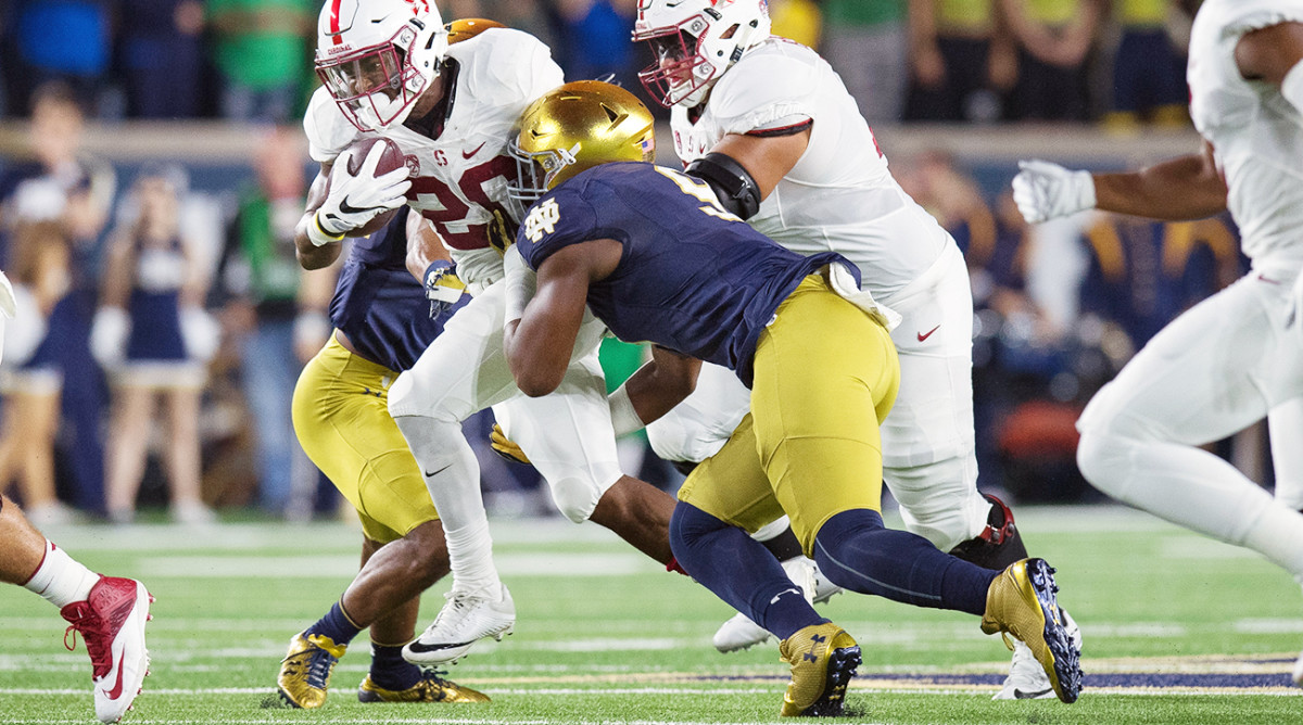 Notre Dame Footballs Daelin Hayes A Spring Practice All