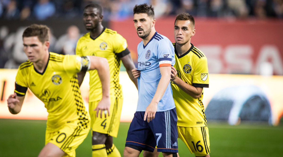 NYCFC vs Columbus Crew just hold on, reach MLS conference final