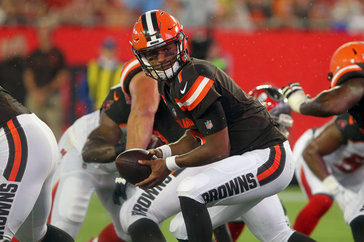 The Browns are handing the ball to rookie quarterback DeShone Kizer to start in Week 1.