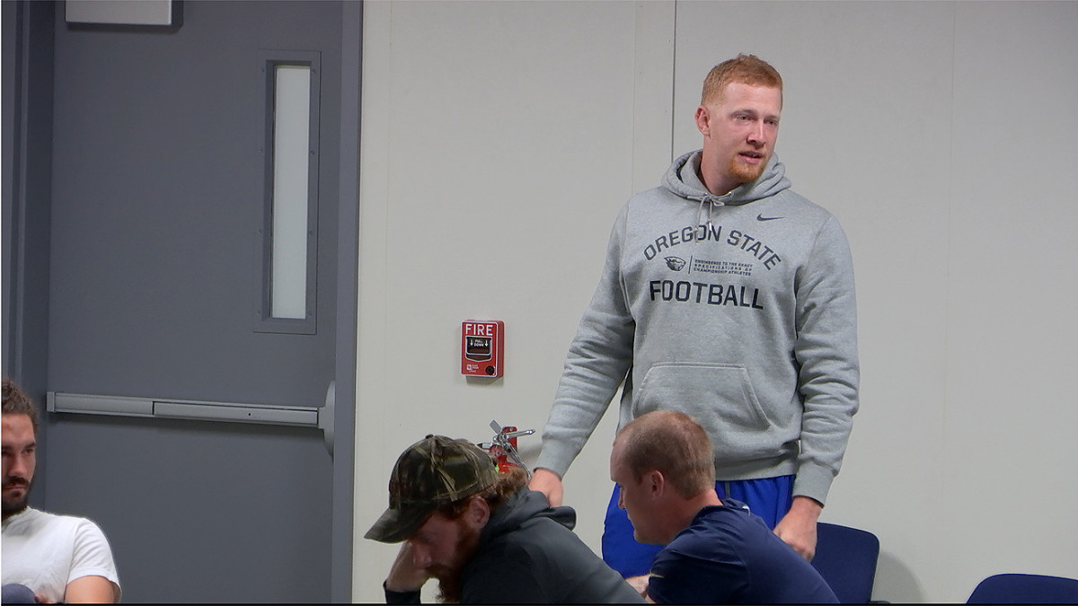 The show captured many emotional scenes, including when punter Johnny Hekker addressed his teammates after learning their head coach was fired.