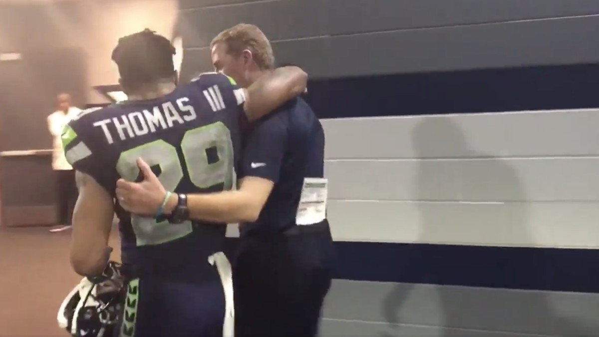 Earl Thomas told Cowboys' Jason Garrett 'come get me'