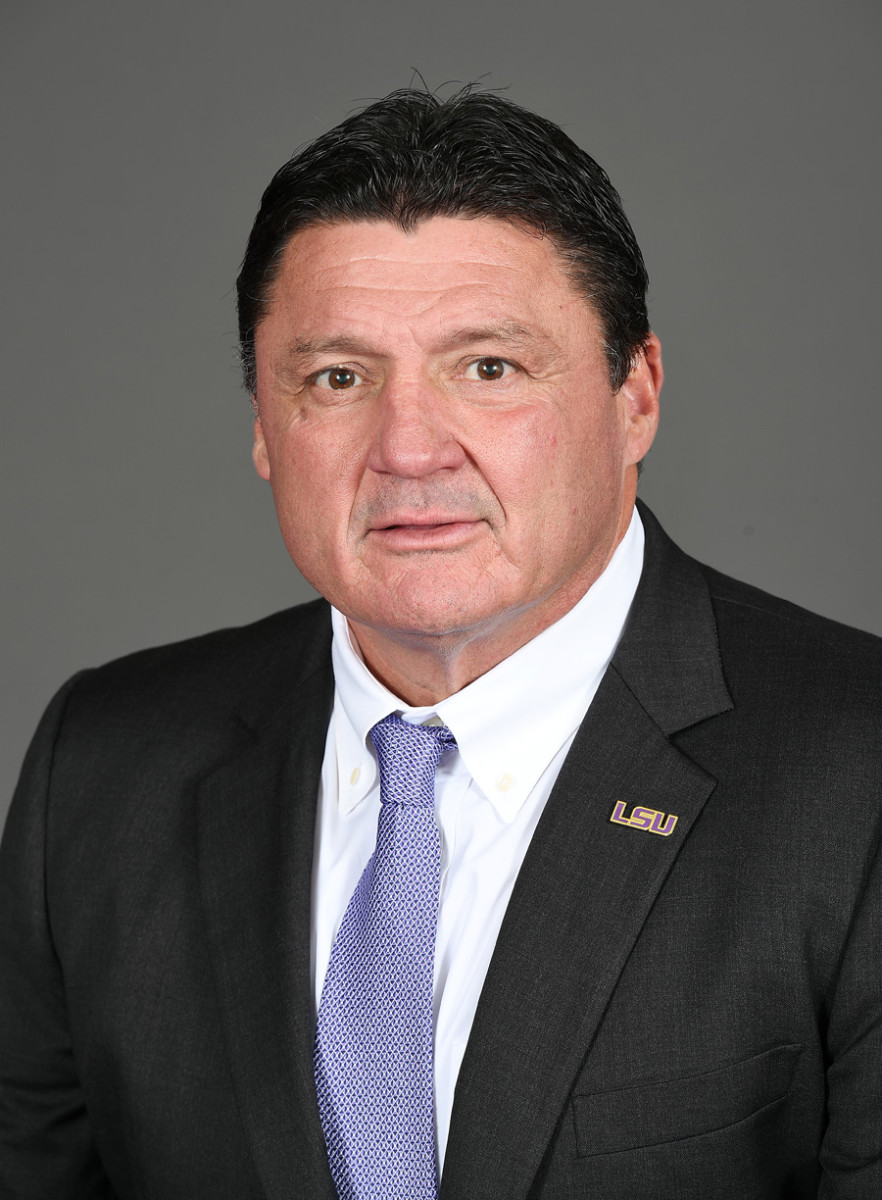 Ed Orgeron Visits Baylor To Watch Son Who Looks Just Like Him