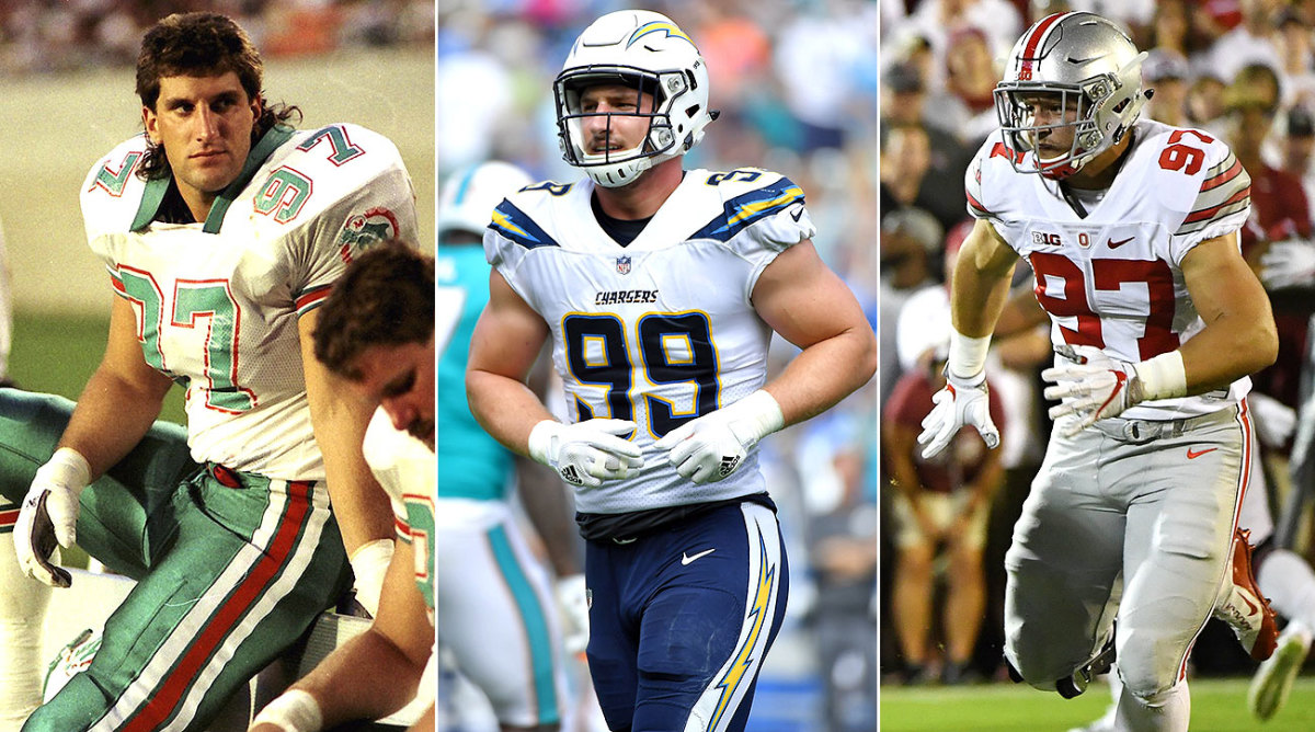 Chargers' Bosa switching to family jersey No. 97 - ABC30 Fresno