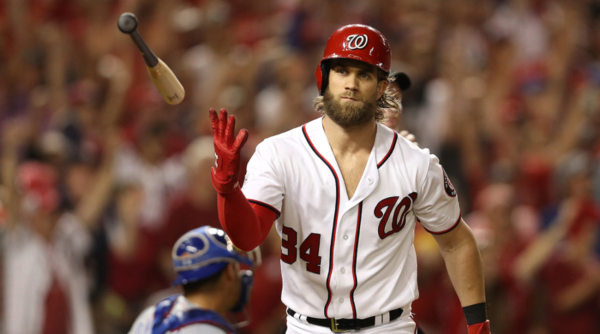 Bryce Harper home run video from Nationals Park stands Sports Illustrated