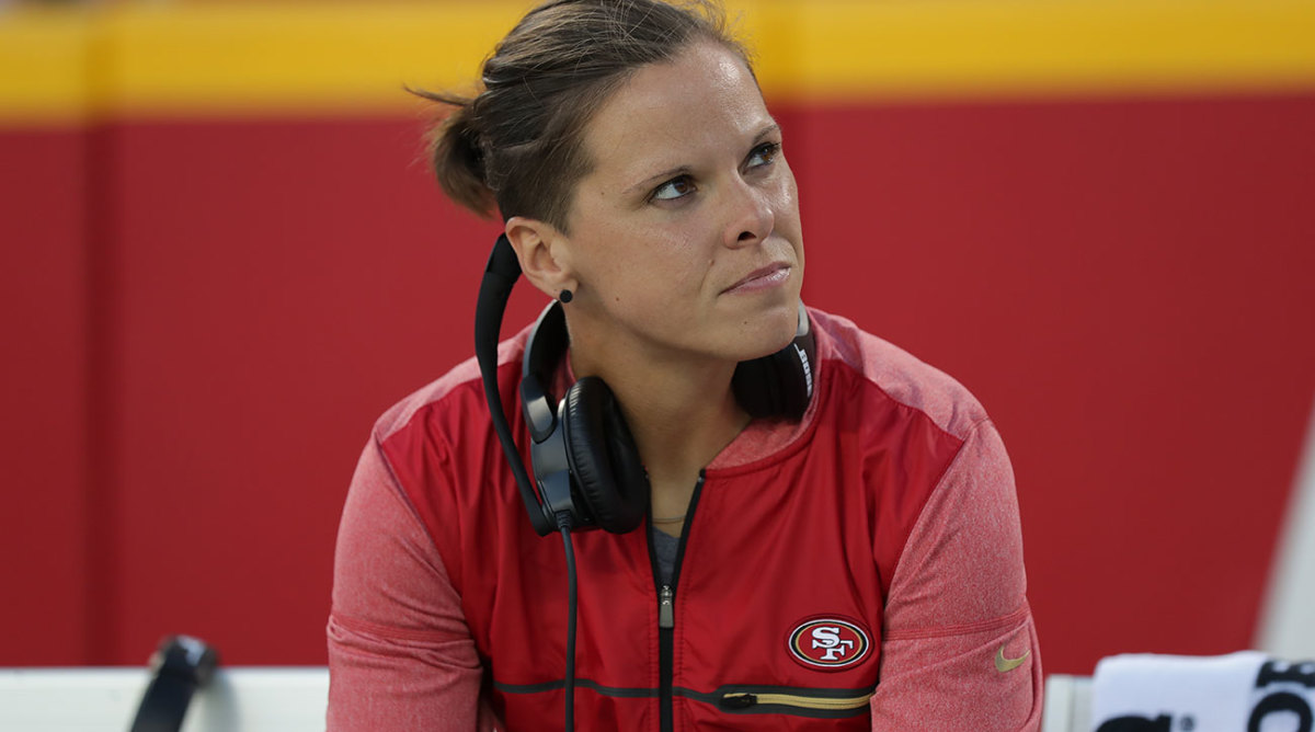 49ers' Katie Sowers first female, openly gay coach in Super Bowl - Sports  Illustrated