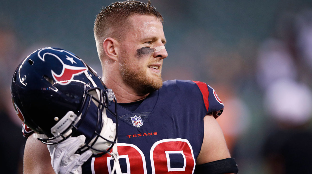 J.J. Watt has a broken finger, expects to play vs. Patriots - Sports ...