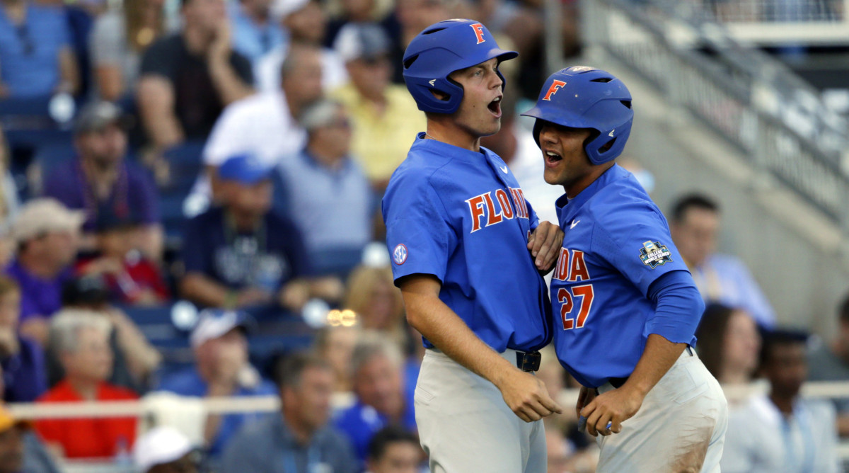 Guthrie's glove work helps Florida get to CWS in Omaha