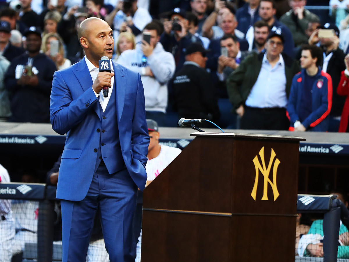 Derek Jeter's Number Retired in a Ceremony at Yankee Stadium