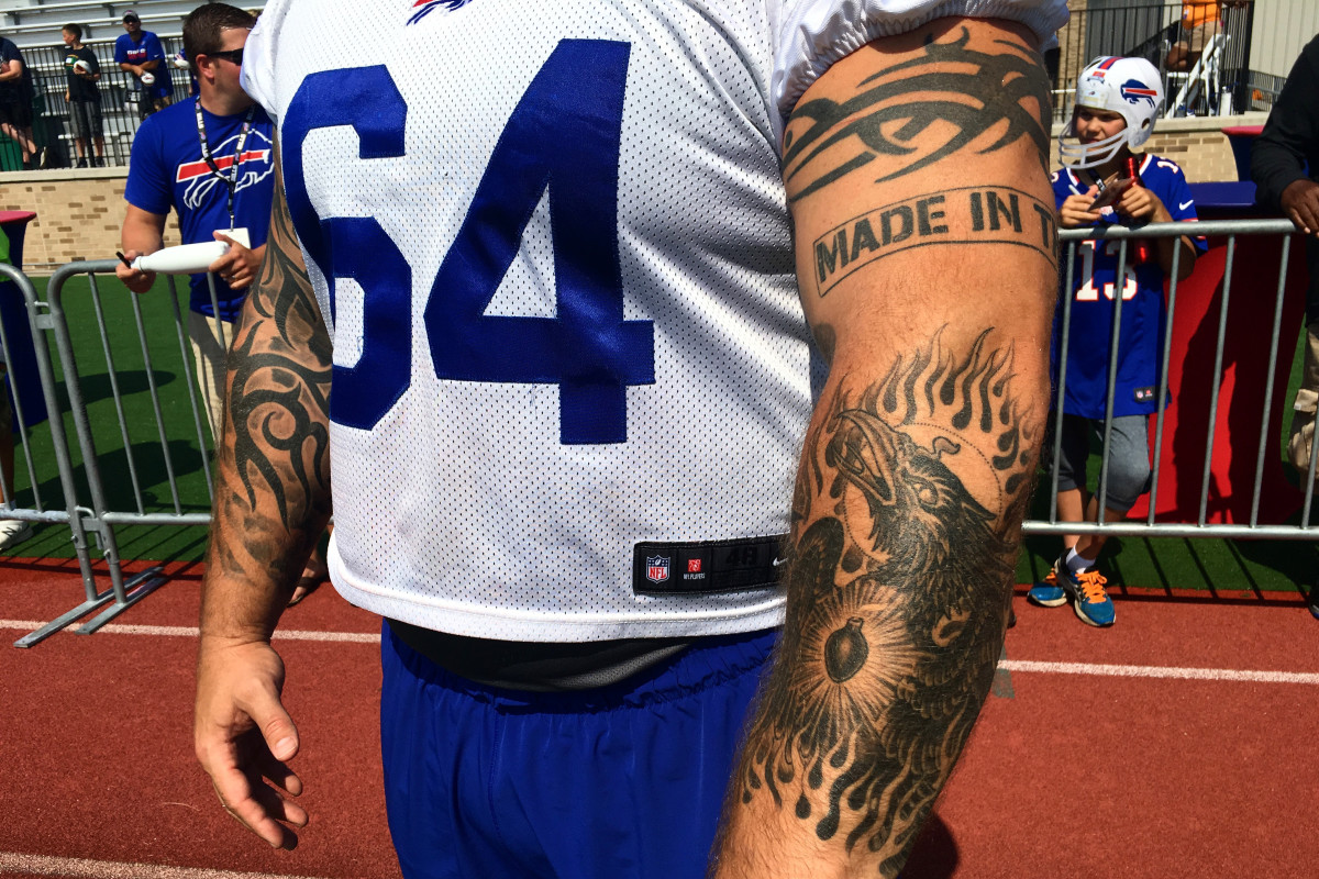 Buffalo Bills Fan tattoo
