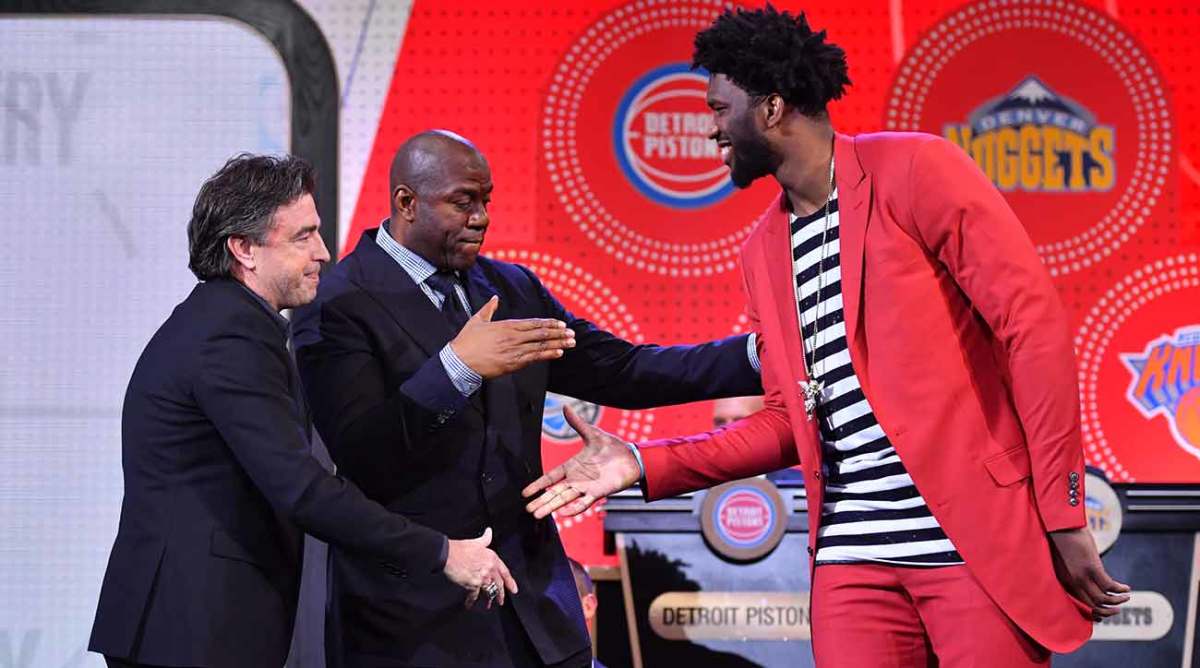 Joel Embiid was the best thing about the NBA draft lottery 