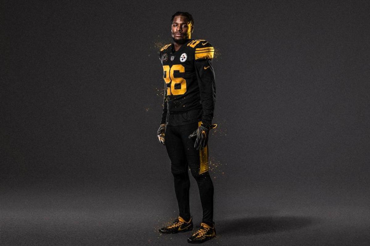steelers color rush uniforms