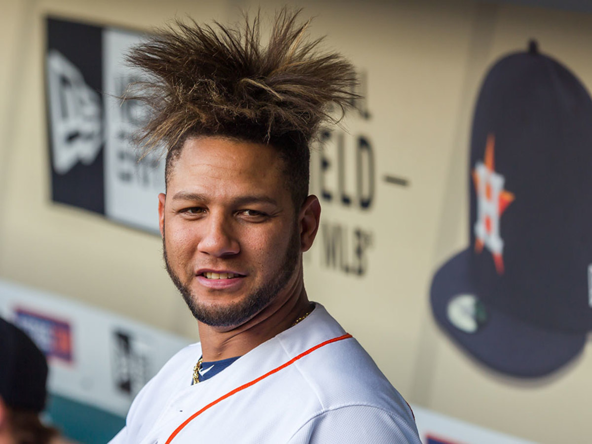 Behold, the glorious hair of the Astros