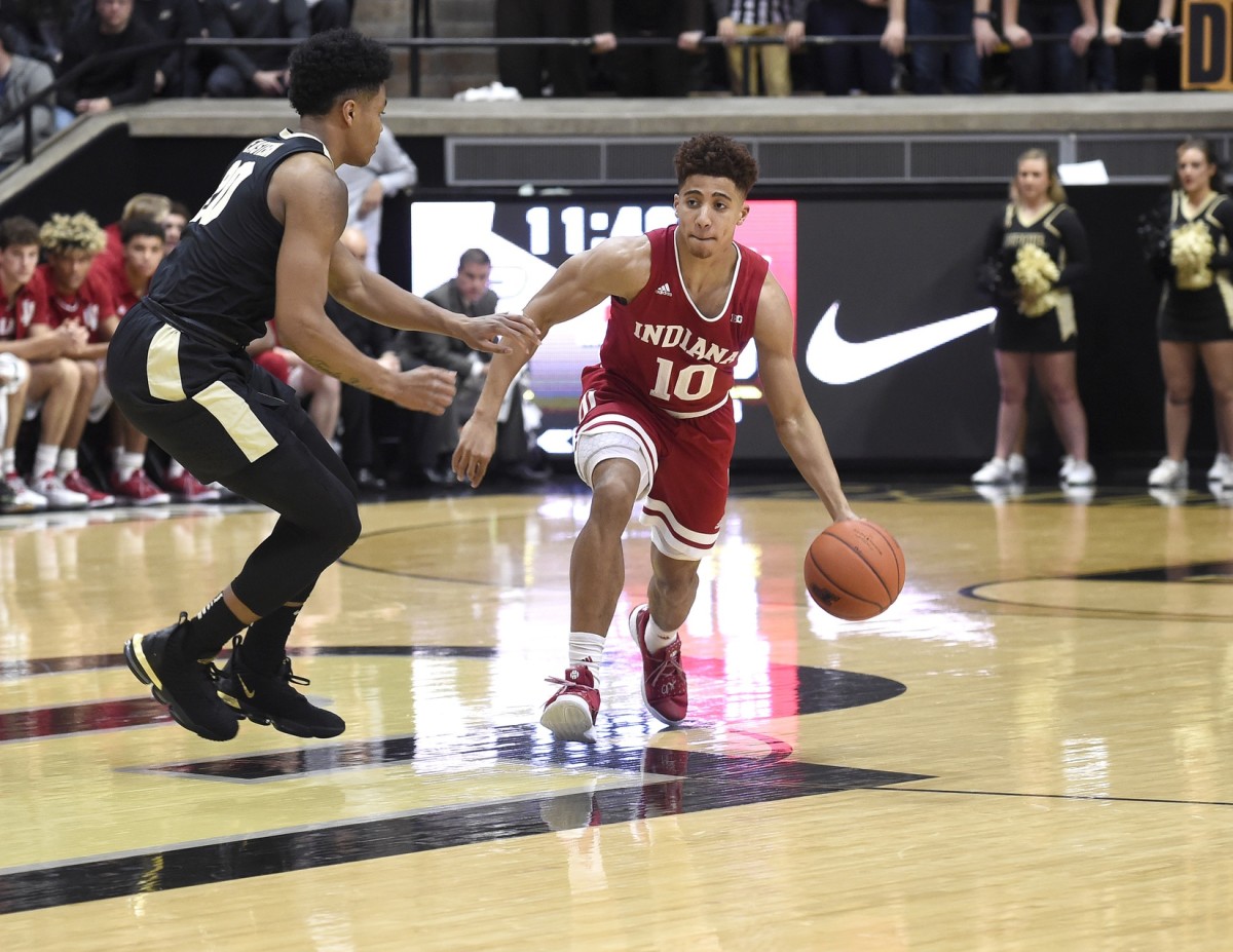 Rob Phinisee (10) is Indiana's first player from Lafayette since 1948. (USA TODAY)