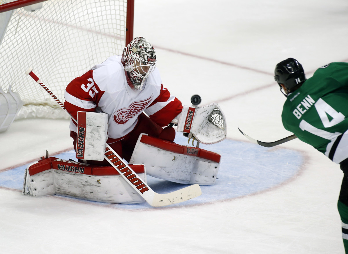 Pavel Datysuk Scores In Overtime, Red Wings Beat Stars 3-2 - Sports ...