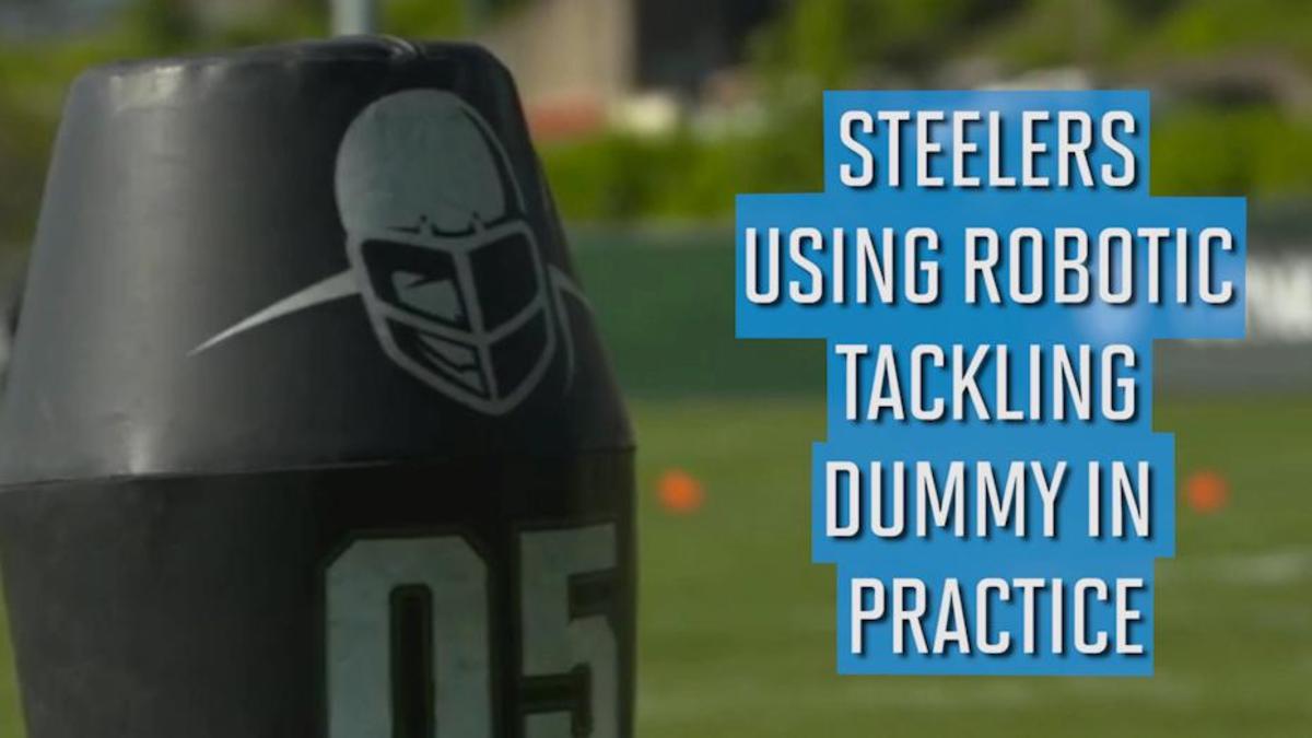 Steelers experimenting with robot tackling dummies