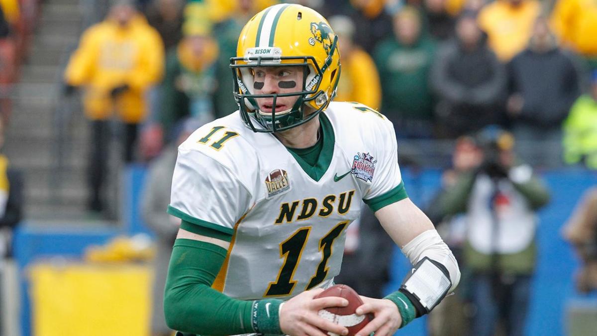 carson wentz ndsu jersey