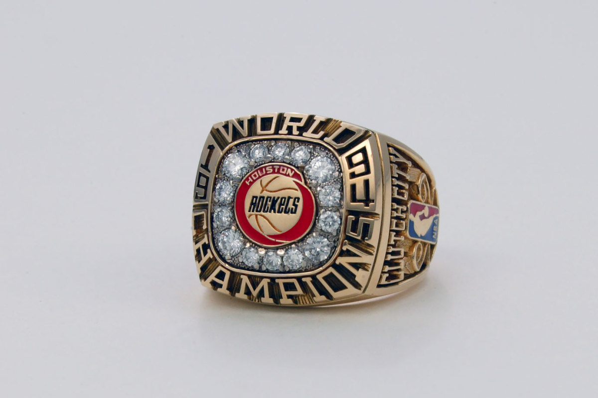 Custom 1995 Houston Rockets NBA Basketball World Championship Ring