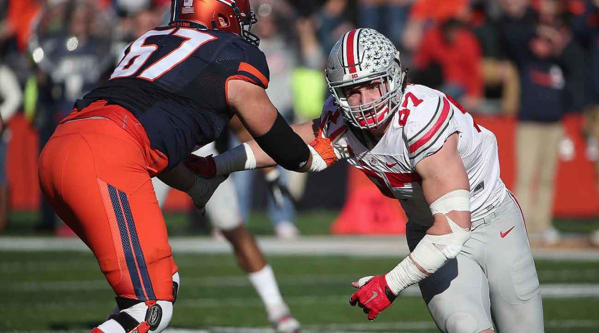 Pass rushers like Joey Bosa are highly recruited by agents due to their long-term earning potential in the NFL.