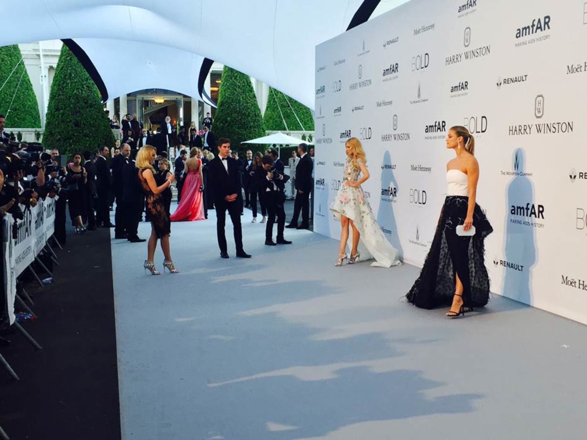 Behind the Scenes with NIna Agdal at Cannes - Sports Illustrated