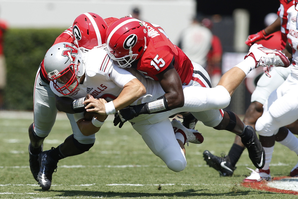 No. 9 Georgia survives scare, tops underdog Nicholls 26-24 - Sports ...